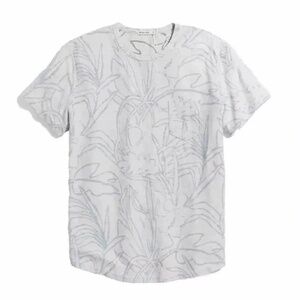 Marine Layer Tropical Print Short Sleeve Tee Shirt XL